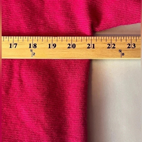 Bianco & Blu Made in Italy Women's Fuschia Pink Dolman Sleeve Sweater Sz… - Picture 9 of 11